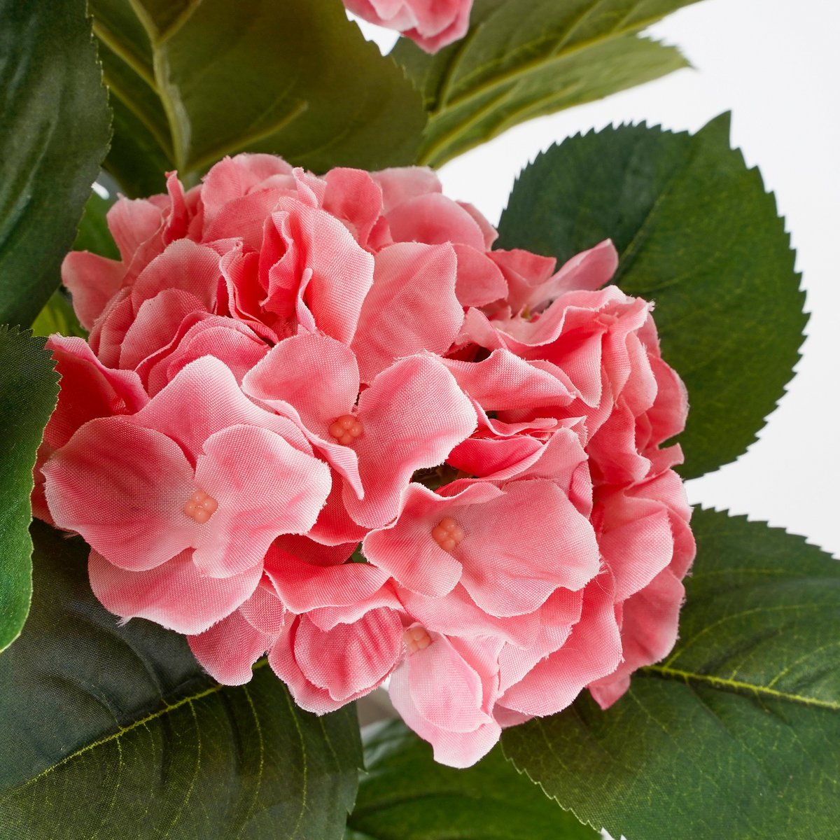 Hortensia Kunstplant in Bloempot Stan H40 x Ø35 cm Roze