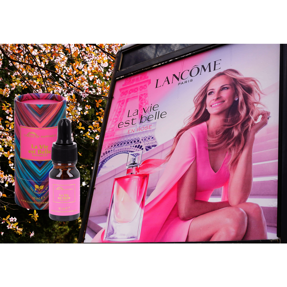 Set van 2 geuroliën La Vie est belle + Angels Garden Scented oil