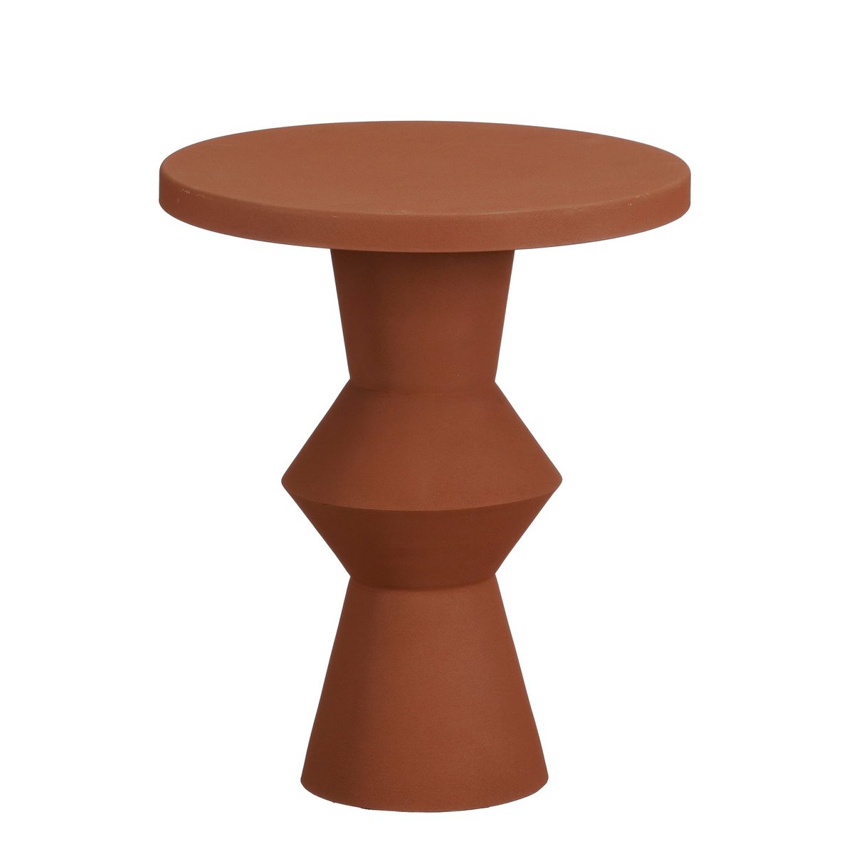 Milo Bijzettafel H41 x Ø34 cm Metaal Terra
