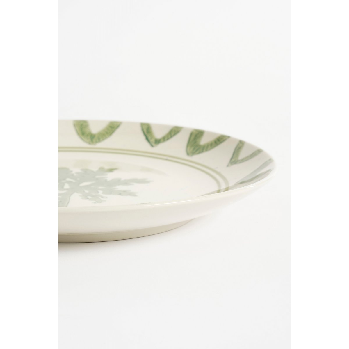 Granada Dinerbord Set van 4 H3 x Ø25 cm Steengoed Groen, Blauw, Geel, Lila