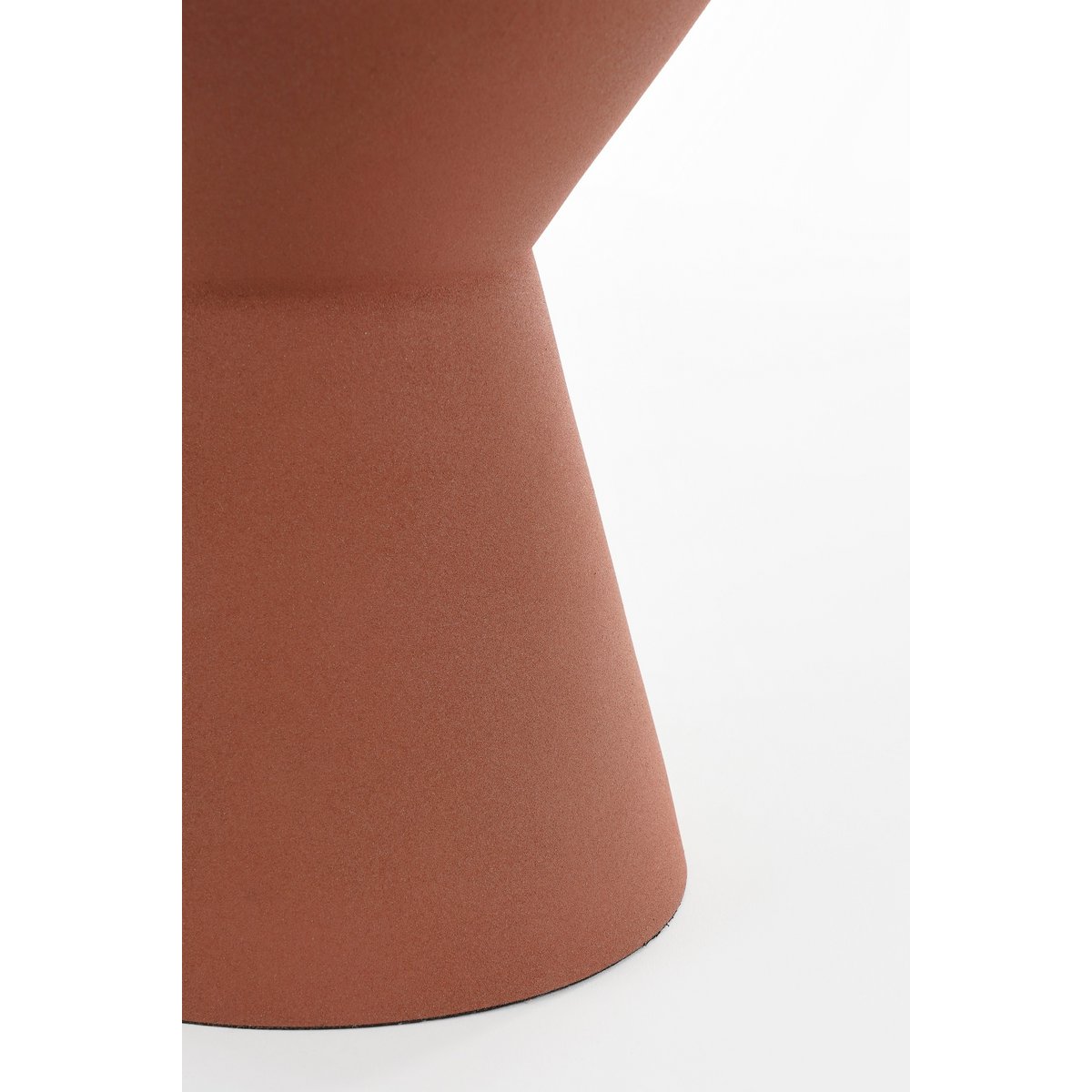 Milo Bijzettafel H41 x Ø34 cm Metaal Terra
