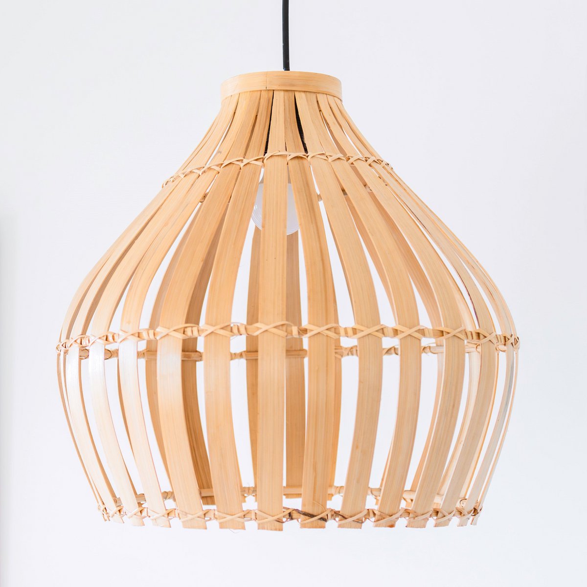 Baya Hanglamp Bamboe Klokvormig Ø45