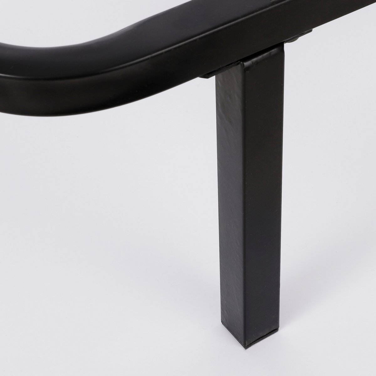Rome Loungebank L122 x B83 x H78 cm Metaal Zwart