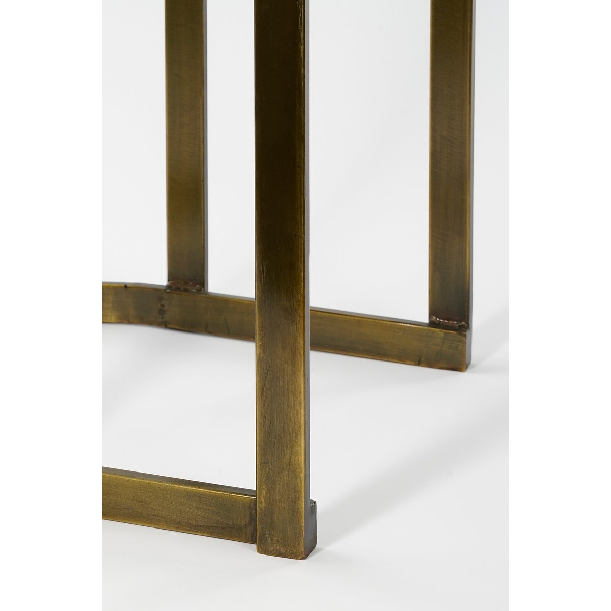Sem Metalen Bijzettafel Goud Set van 2 L54 x B34 x H56 cm