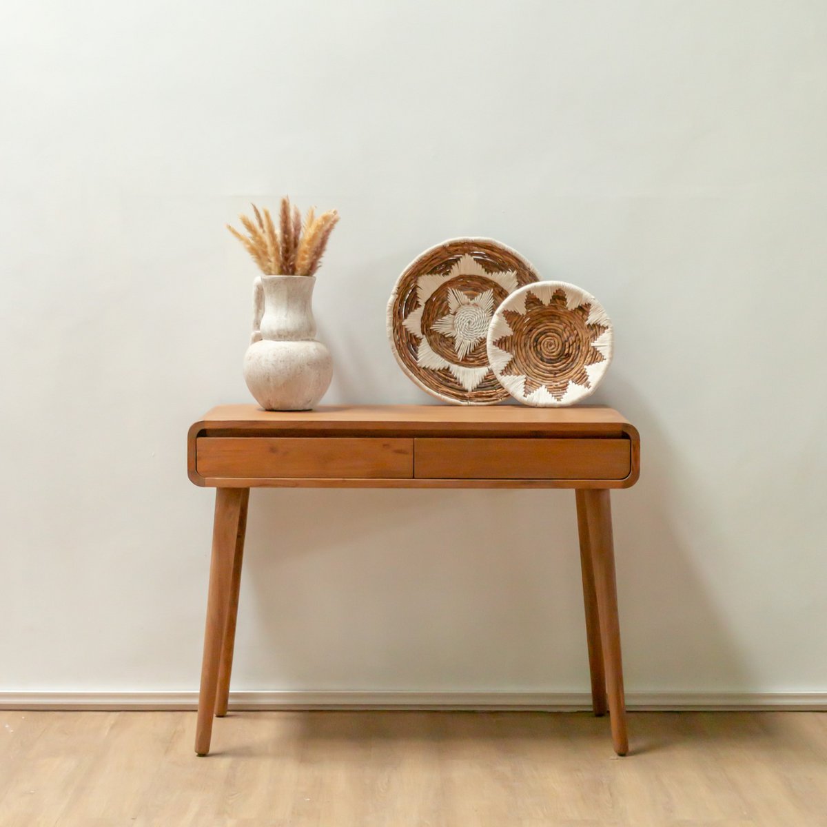 Kay Wanddecoratie | Decoratieve Schaal van Bananenvezel 2 maten