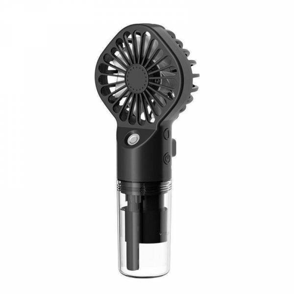 Mistral Draagbare Vernevelingsventilator met Etherische Olie Mist Oplaadbare Mini Ventilator met 4 Snelheden & Mistfunctie (20 ml, tot 8 uur)