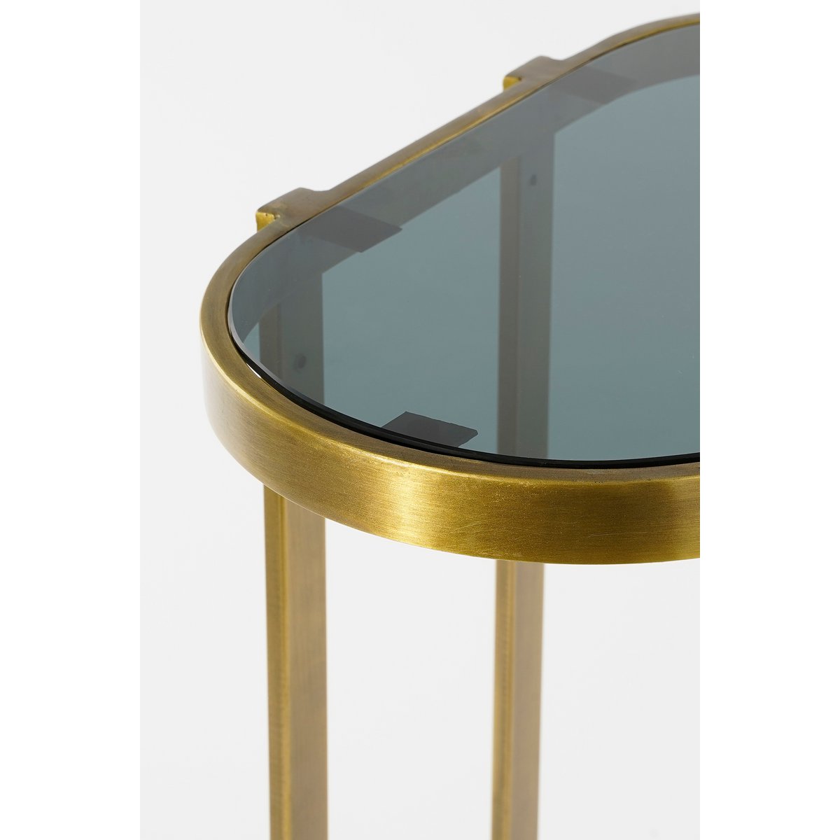 Sem Metalen Bijzettafel Goud Set van 2 L54 x B34 x H56 cm