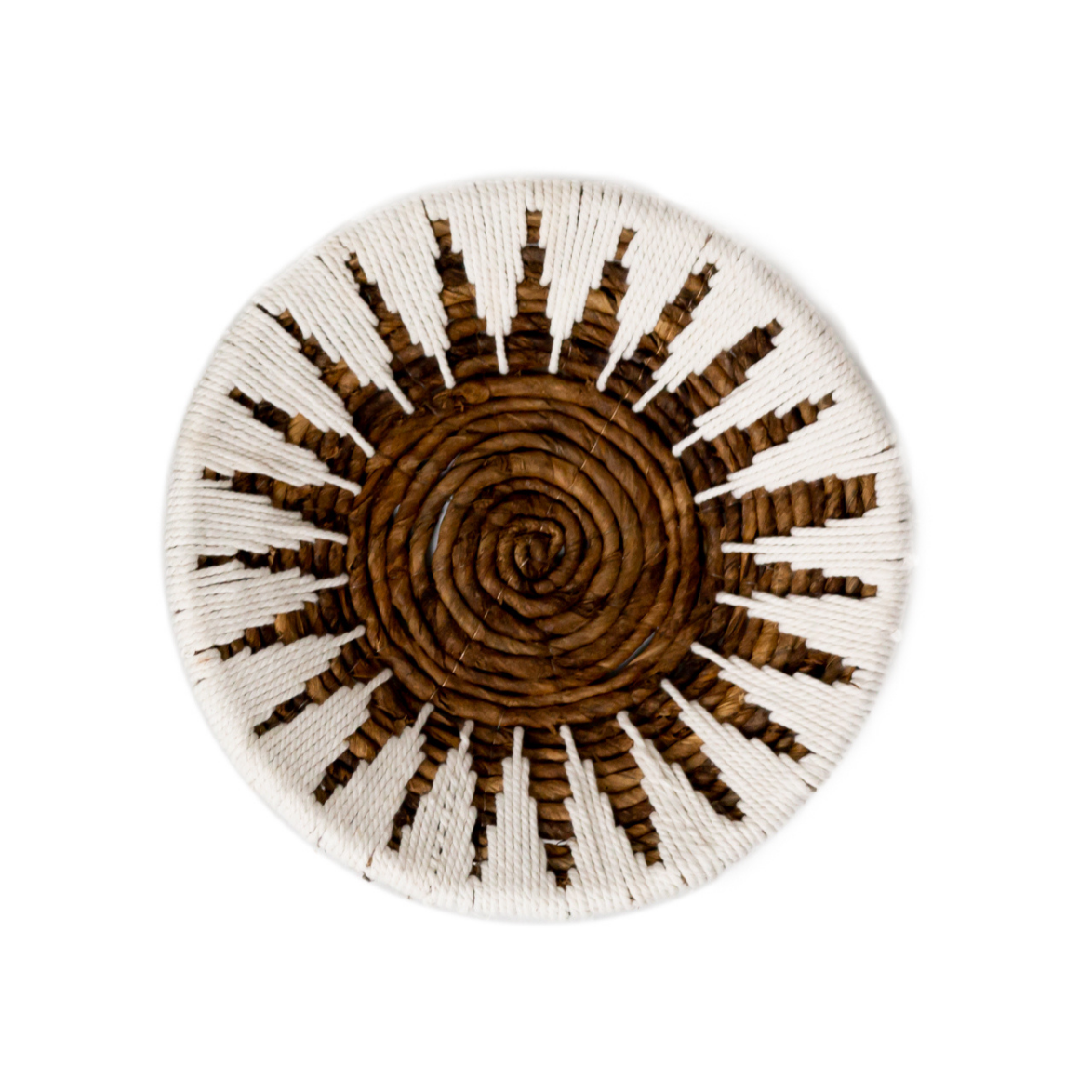 Calypso Wanddecoratie | Decoratieve schaal gemaakt van Bananenvezel 2 maten