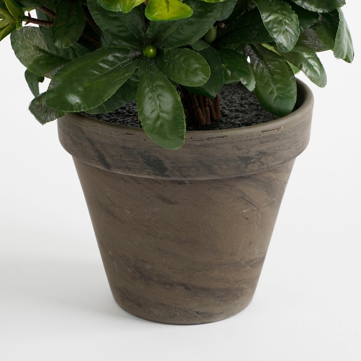 Azalea Kunstplant in Bloempot Stan H31 x Ø26 cm Rood