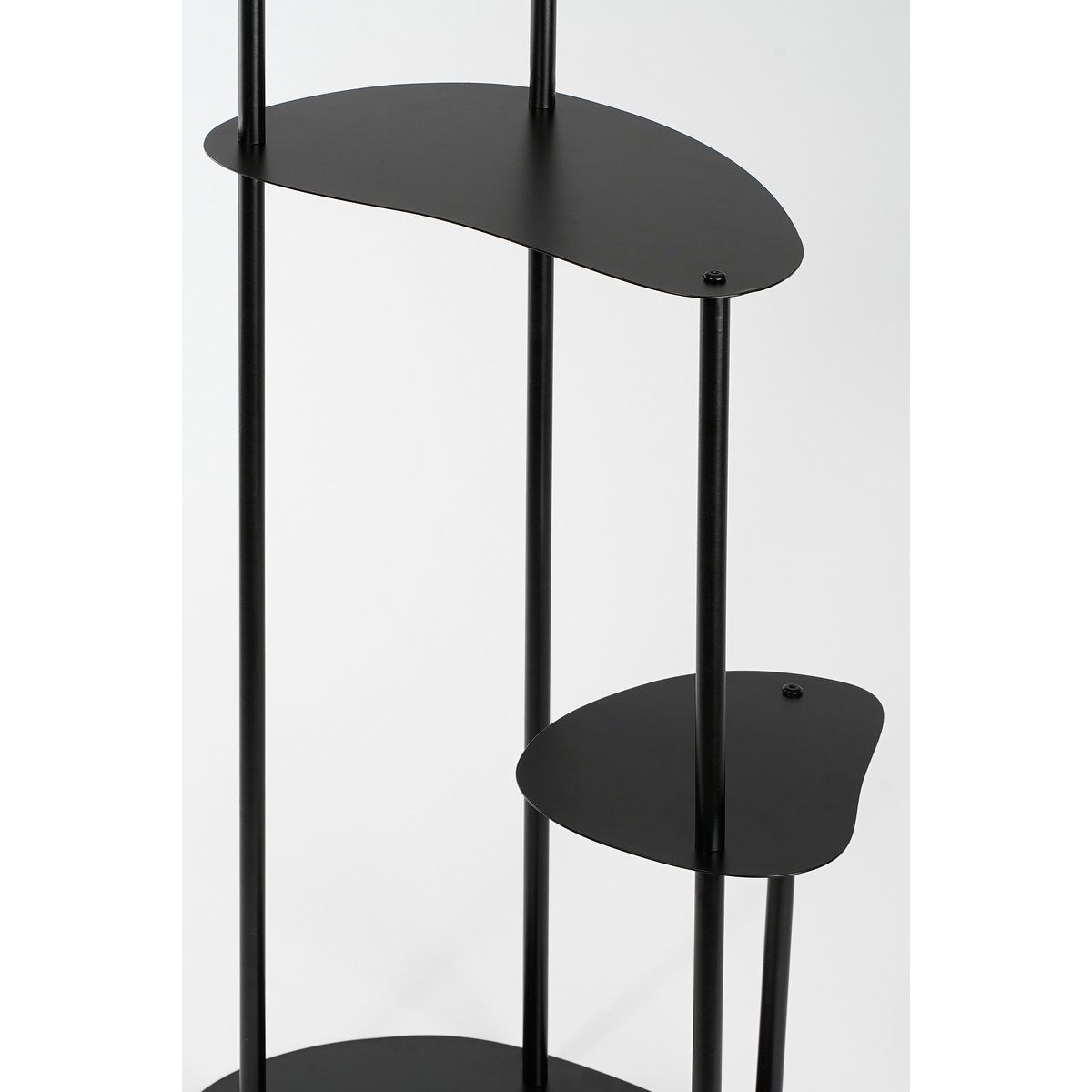 Esra Plantentafel L48 x B27 x H100 cm Metaal Zwart