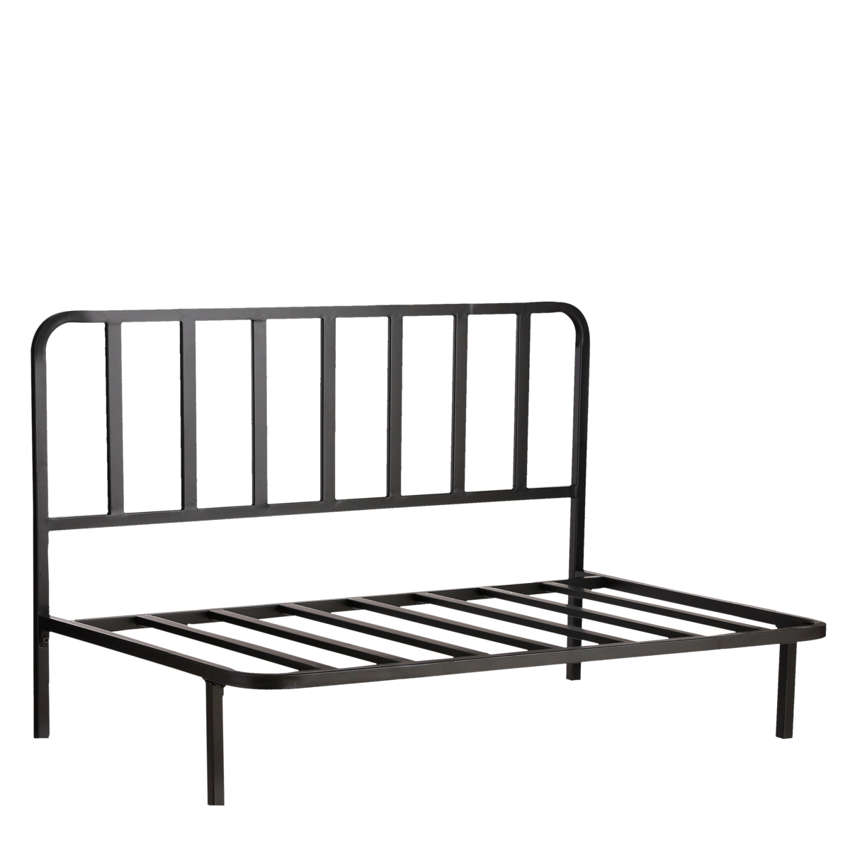Rome Loungebank L122 x B83 x H78 cm Metaal Zwart