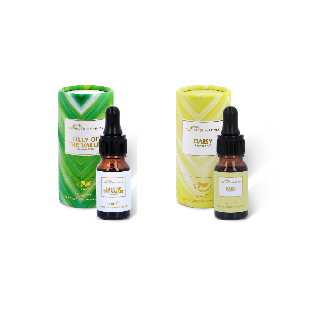 Set van 2 geuroliën Lilly of the Valley + Daisy Scented Oil