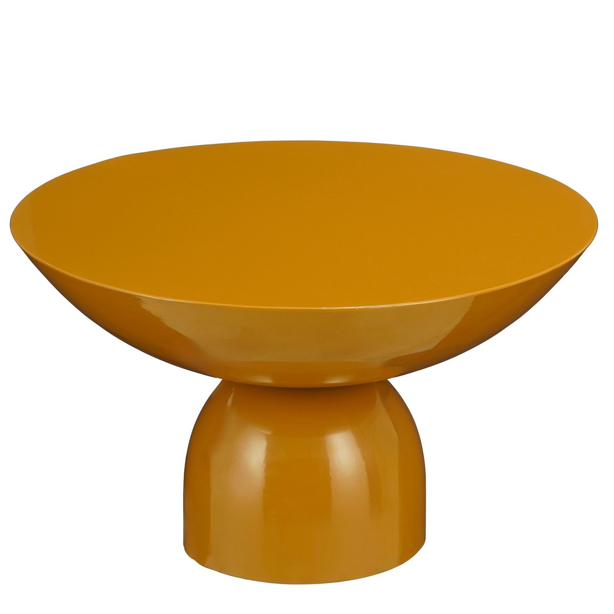 Valante Bijzettafel H28 x Ø47 cm Metaal Bruin