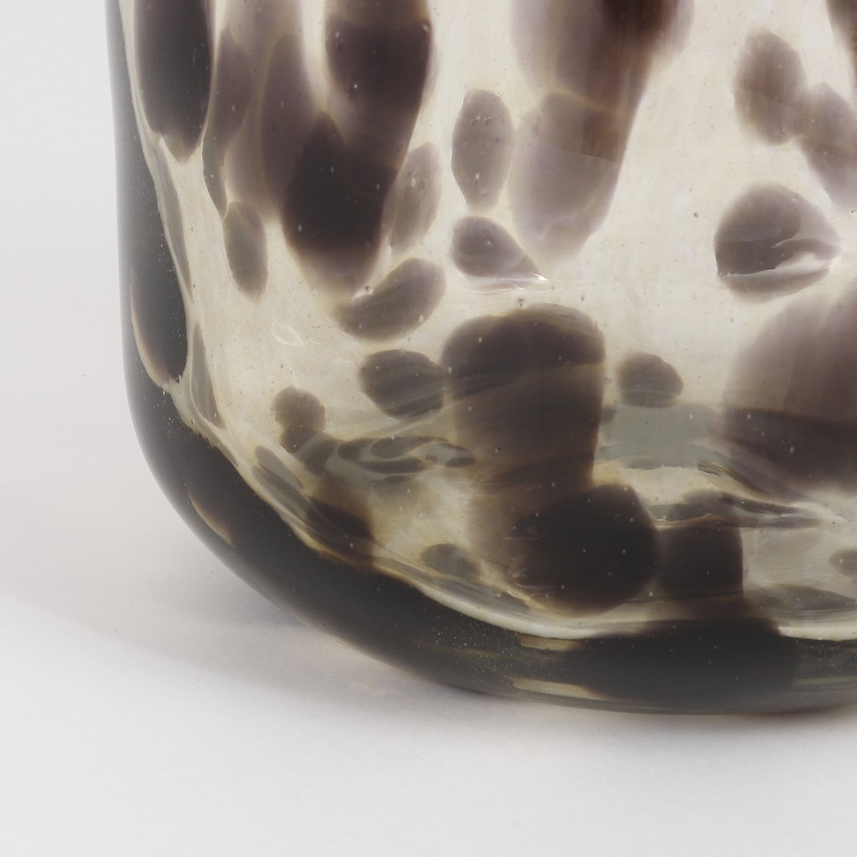 Clear Vaas Panterprint –Gerecycled Glas – H27 x Ø26 cm