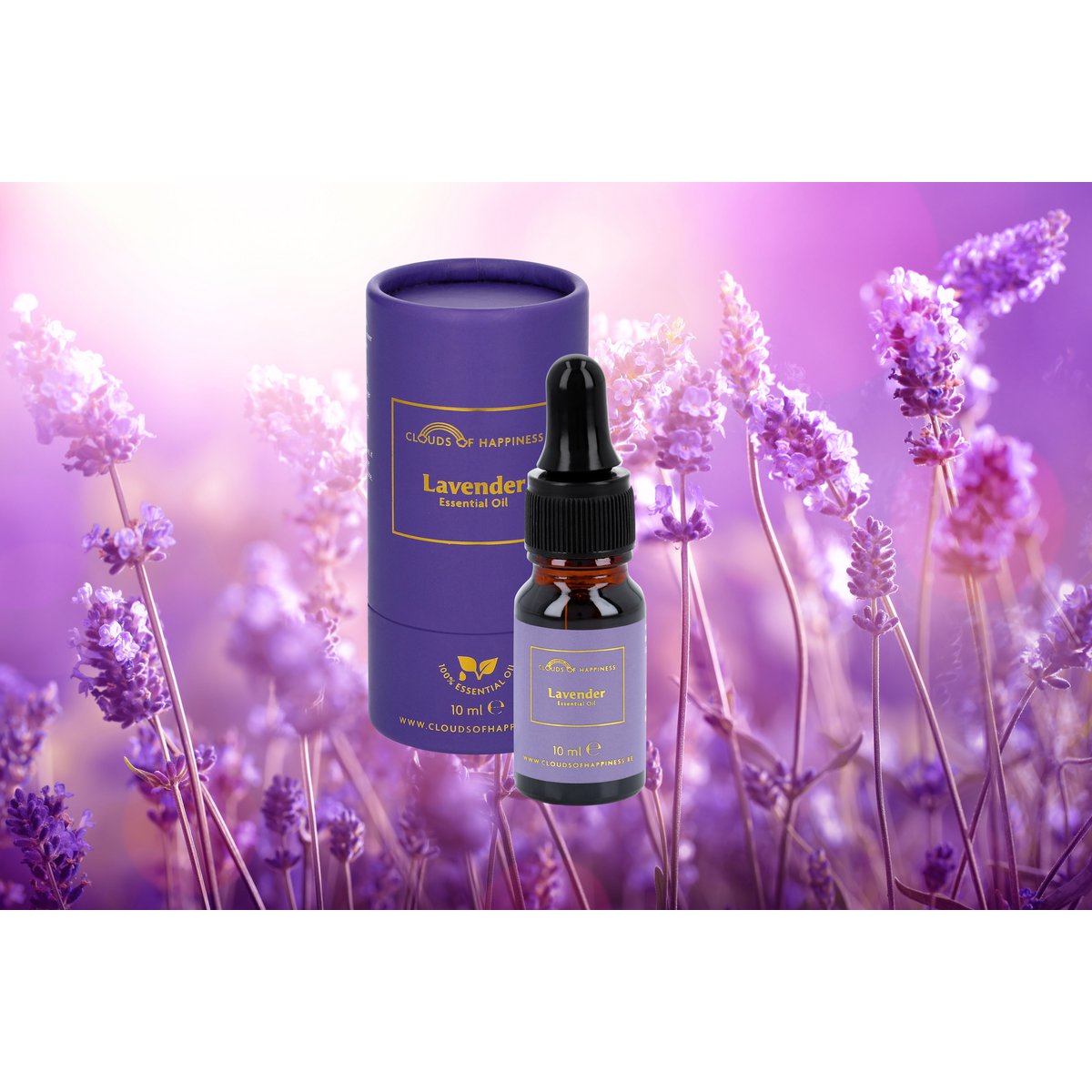 Set van 2 geuroliën Calm + Essential BIO Oil Lavender Scented oil
