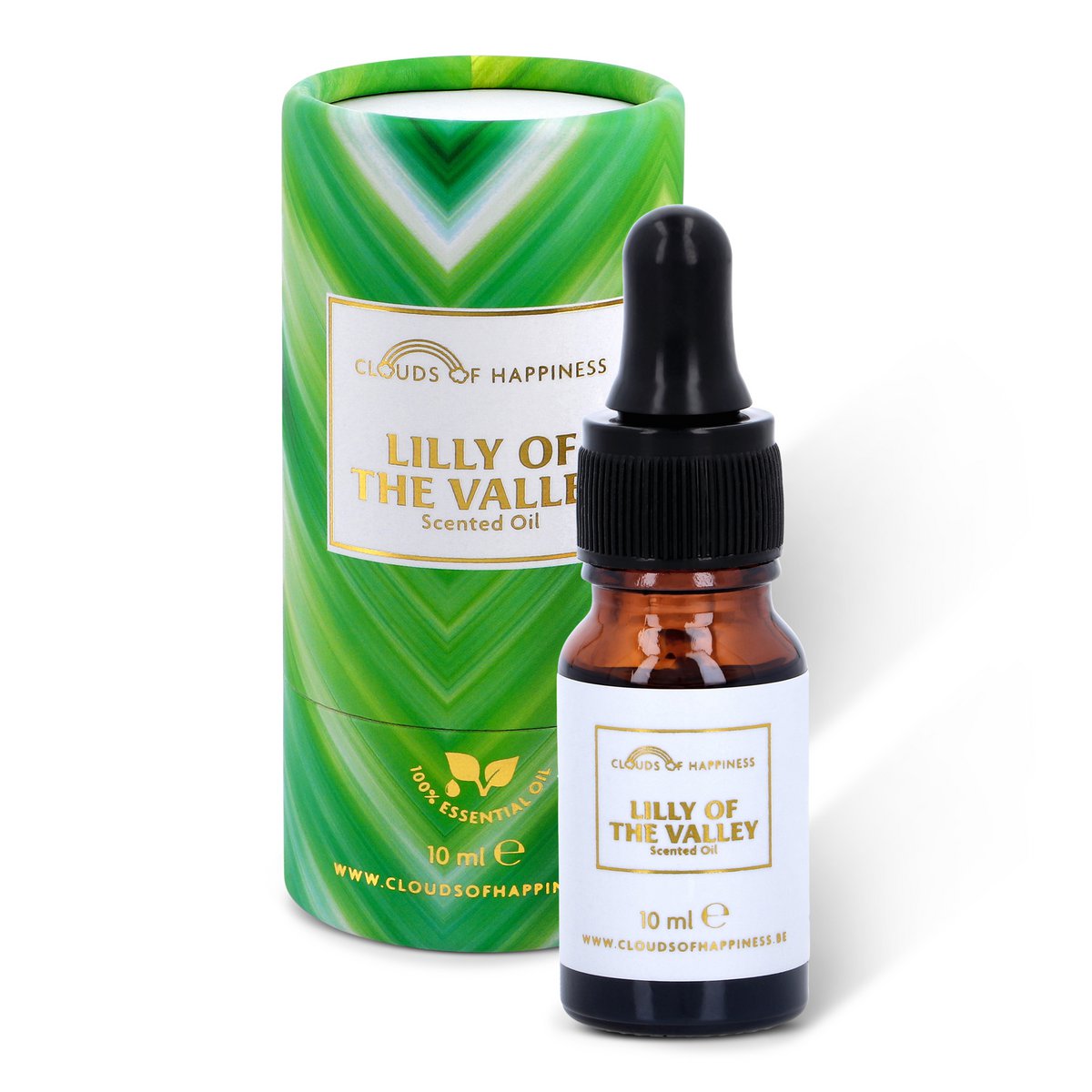 Set van 4 geuroliën Rosa Nobile + Magnolia Nobile + Daisy + Lilly of the Valley Scented Oils