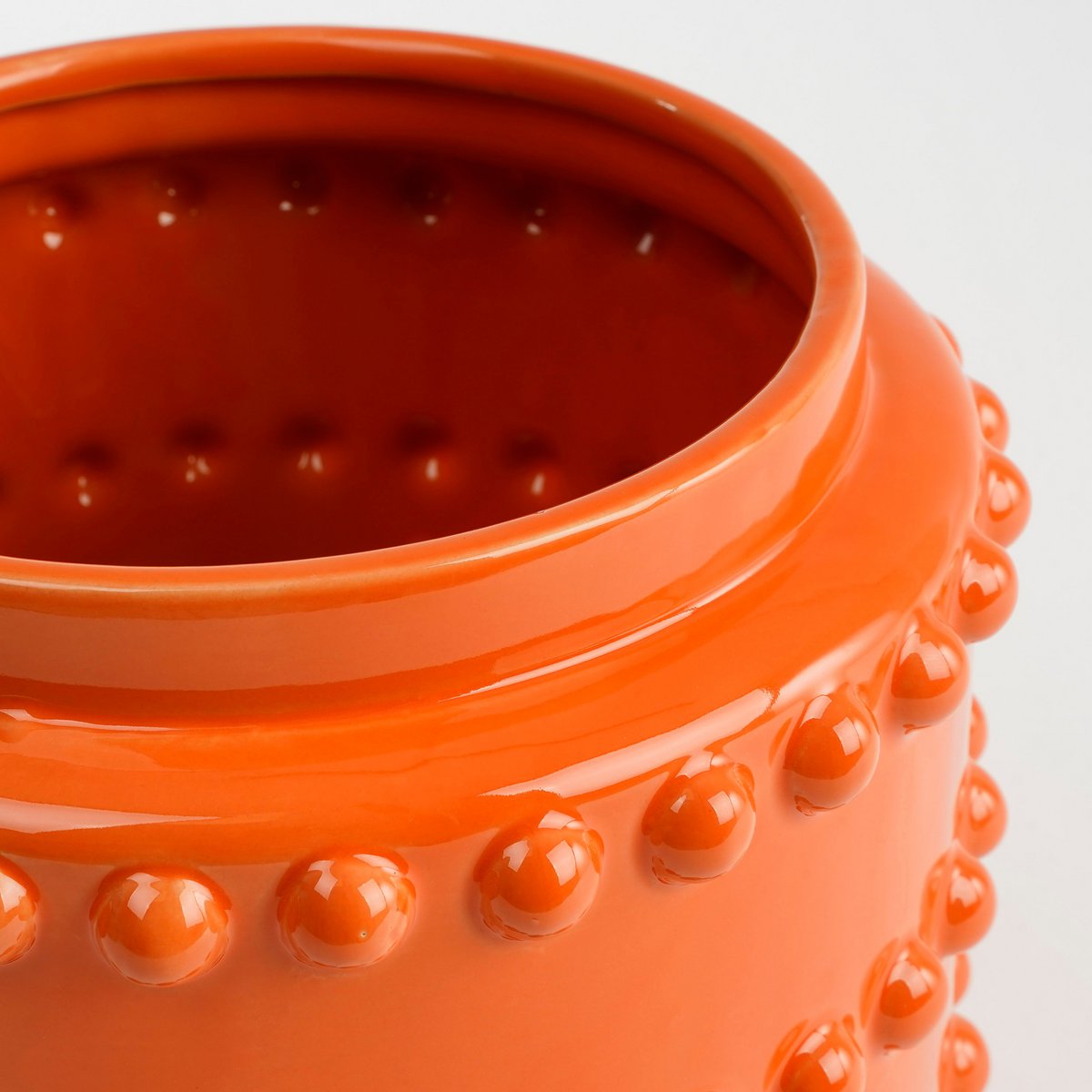 Brendon Bloempot H19 x Ø22 cm Keramiek Oranje