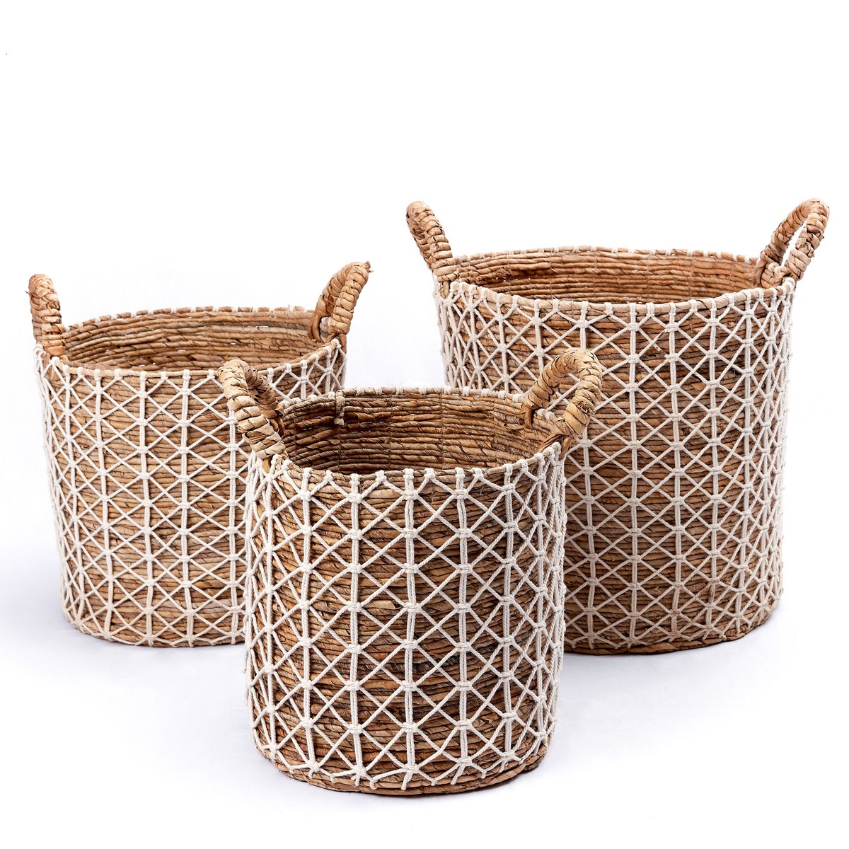 Wonder Opbergmand | Plantenmand BOHO Bananenvezel