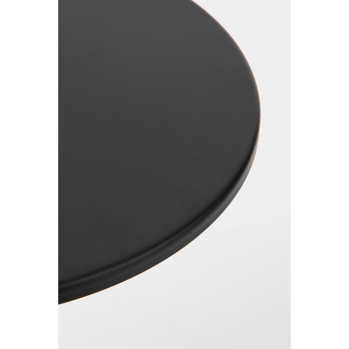 Lunor Bijzettafel Zwart Rond