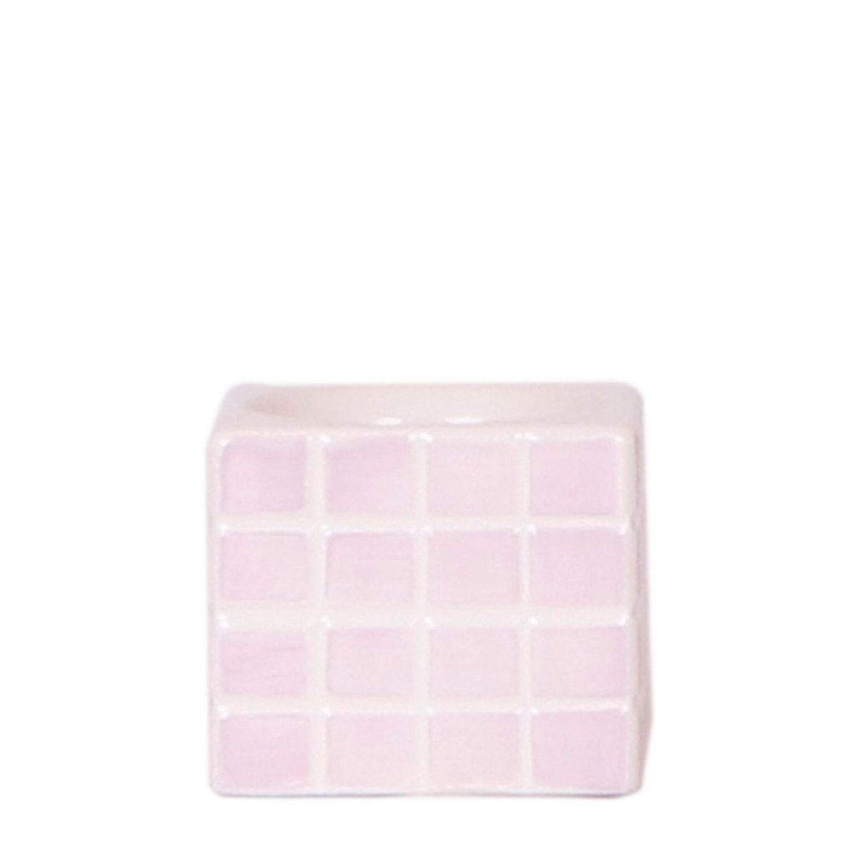 Pink Cube Canvas Keramiek sierpot Ø6cm