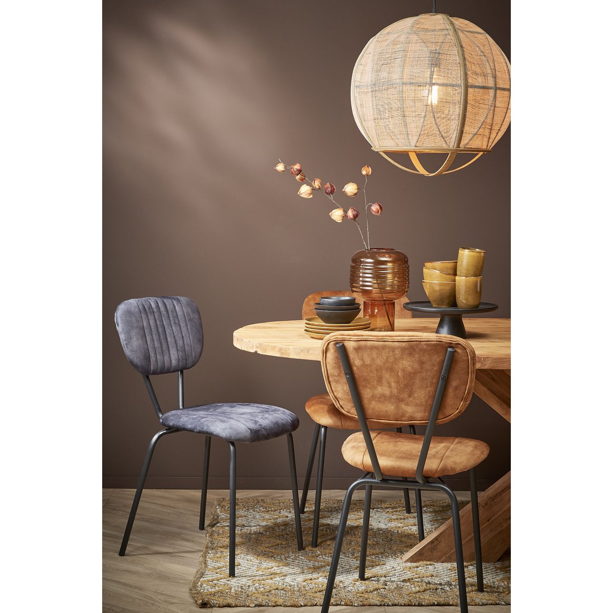 Sereni Hanglamp Rond Beige