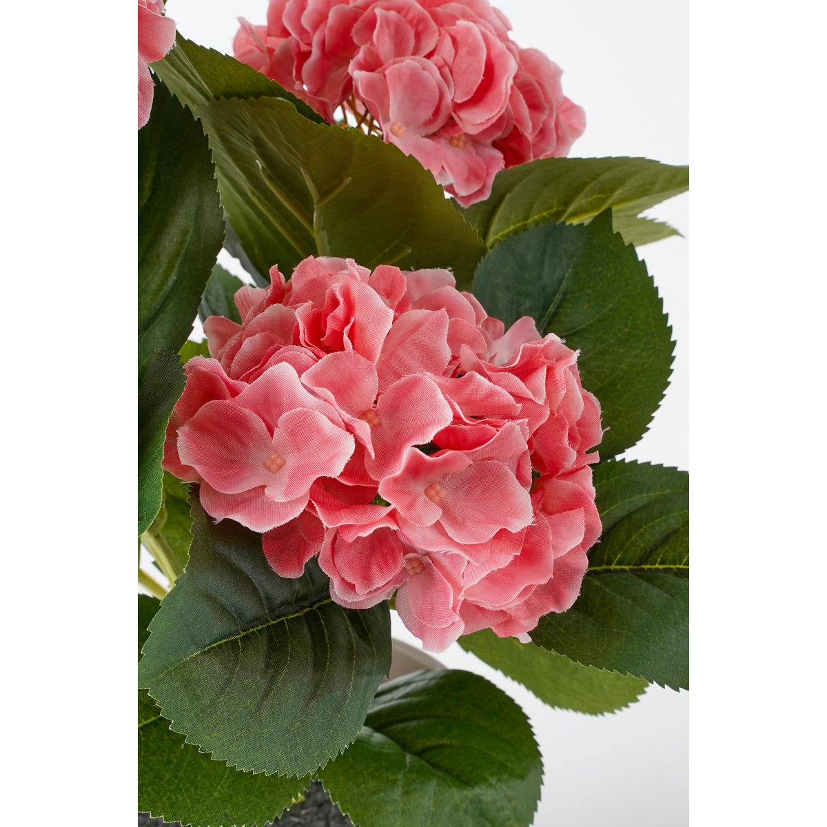 Hortensia Kunstplant in Bloempot Stan H40 x Ø35 cm Roze