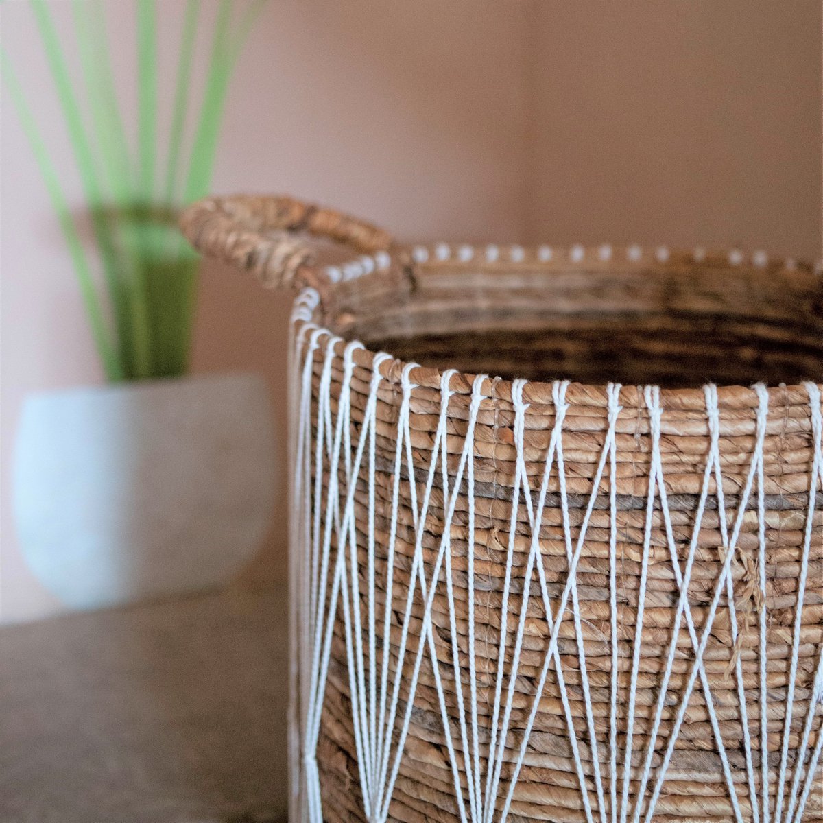 Aurum Boho Opbergmand | Plantenmand gemaakt van bananenvezel