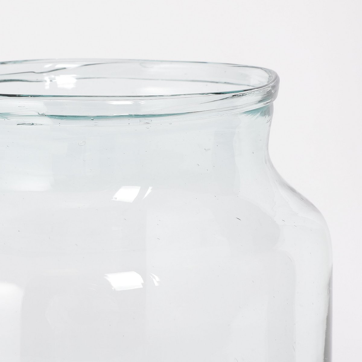 Clear Vienna Vaas Gerecycled Glas Transparant H40