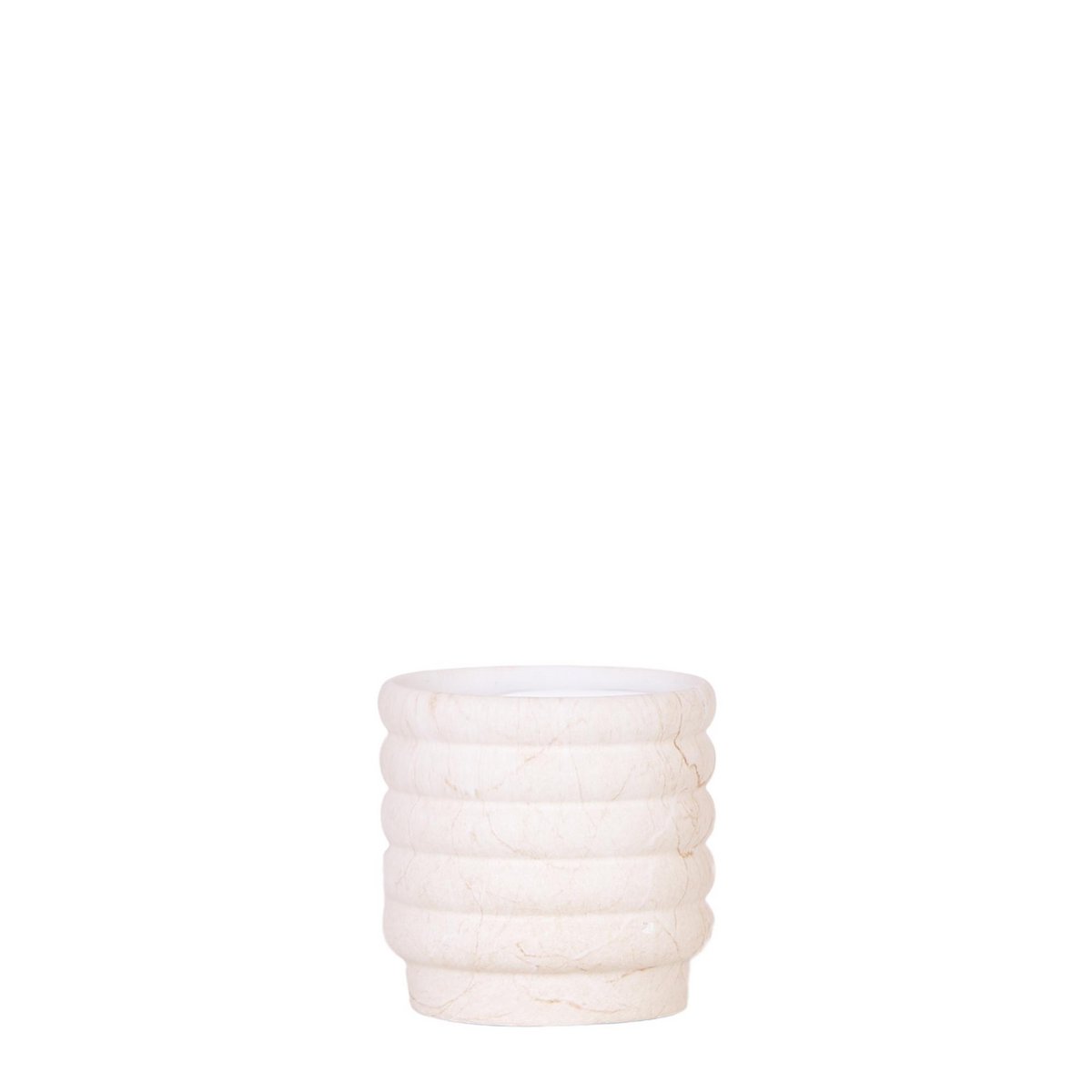 Marble Wit sierpot Ø9cm