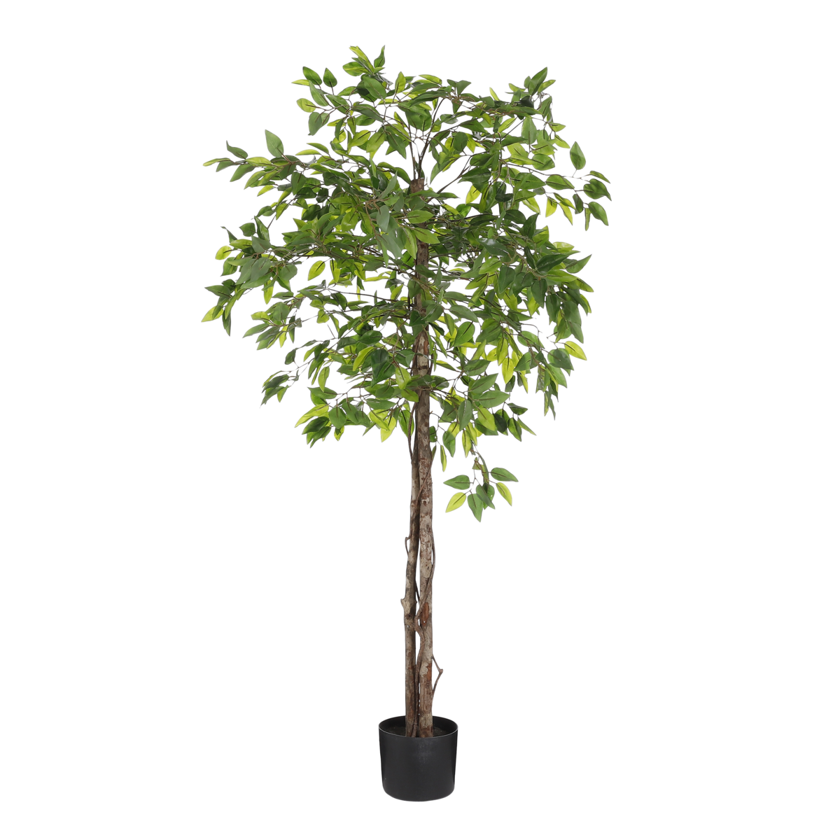 Ficus Kunstplant in Bloempot H150 x Ø50 cm Groen