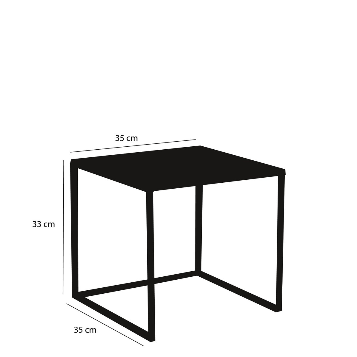 Noah Bijzettafel - Set van 2 Laag
