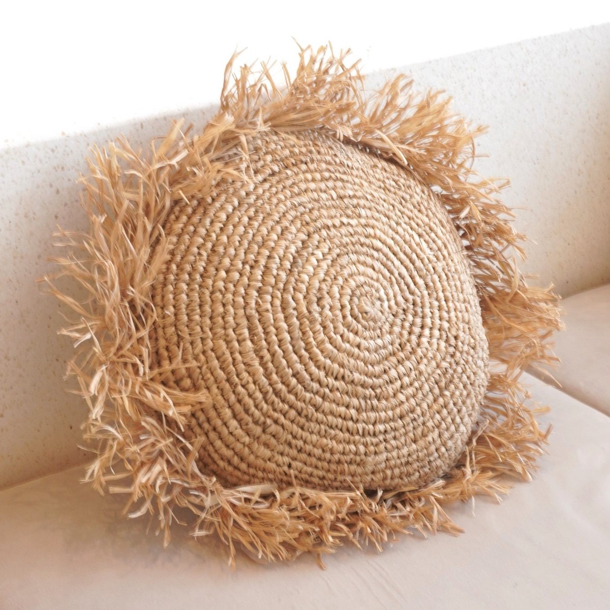 Komodo Boho Kussen met Franjes Decoratief Kussen Ø40/50 cm