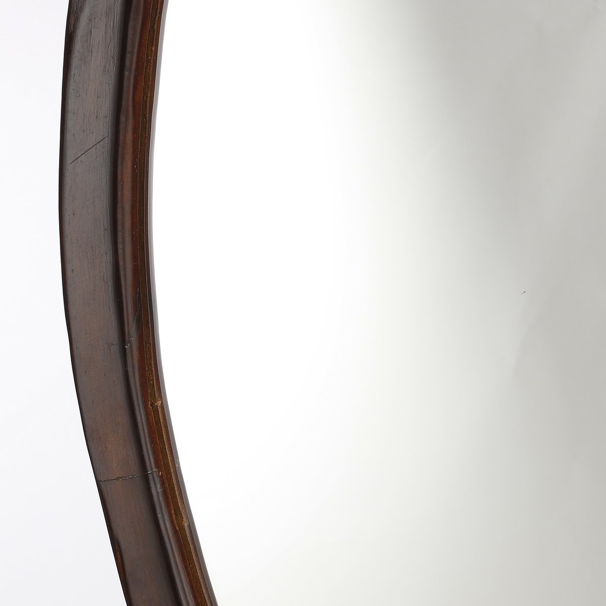 Boston Wandspiegel L50 x B69 cm Mangohout Donkerbruin