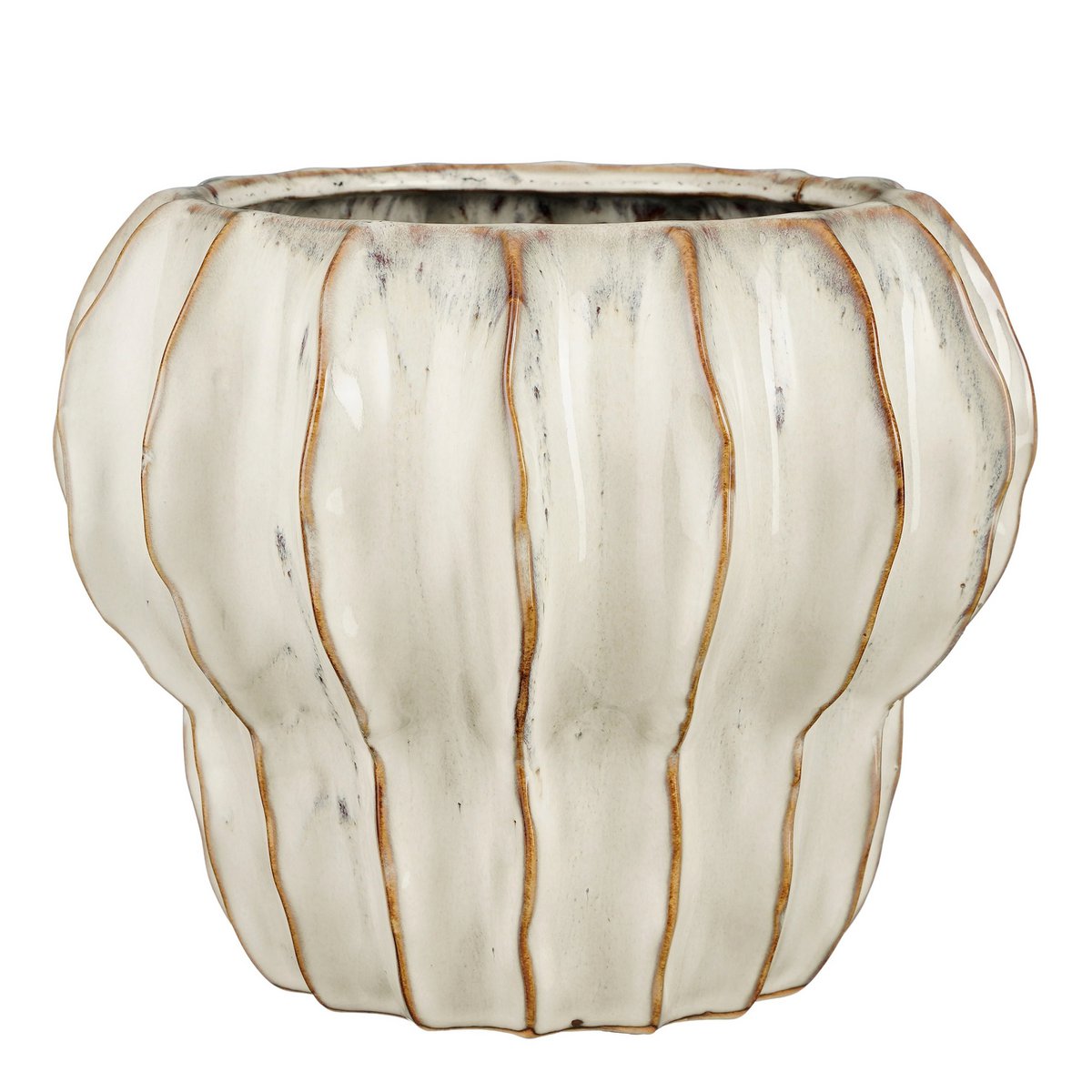 Victoia Bloempot Binnen H20 x Ø25 cm Keramiek Wit