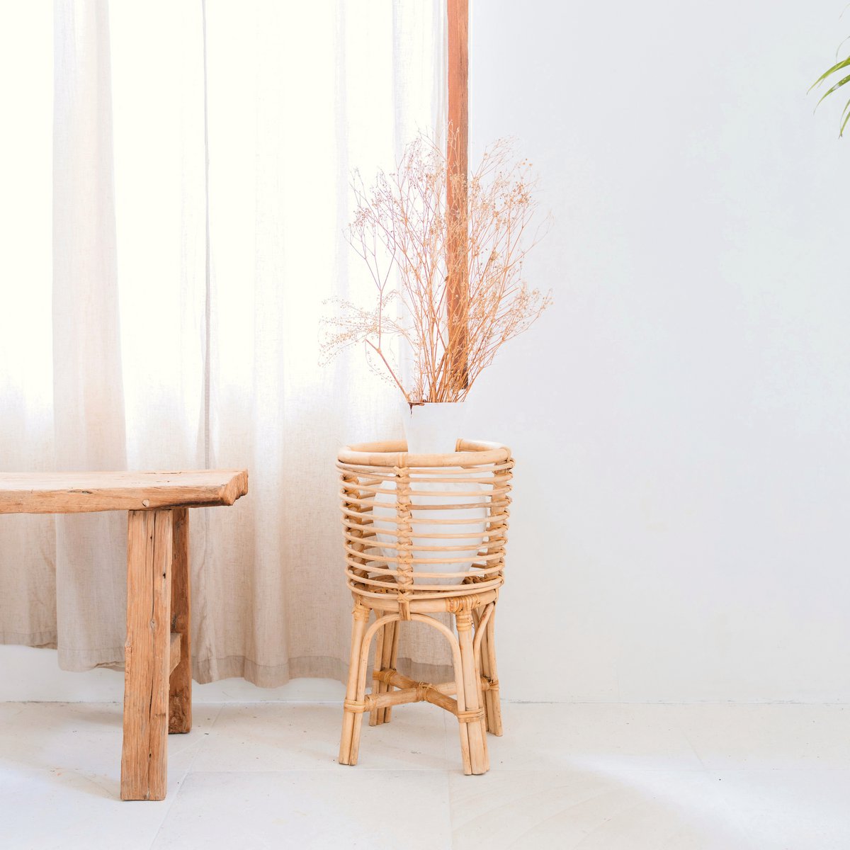 Zen BOHO Plantenstandaard Rond