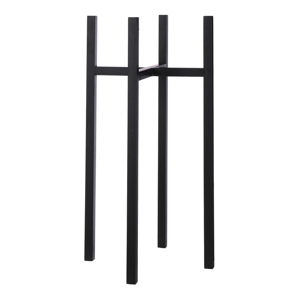Flora Plantenstandaard XL L38 x B38 x H71 cm Metaal Zwart