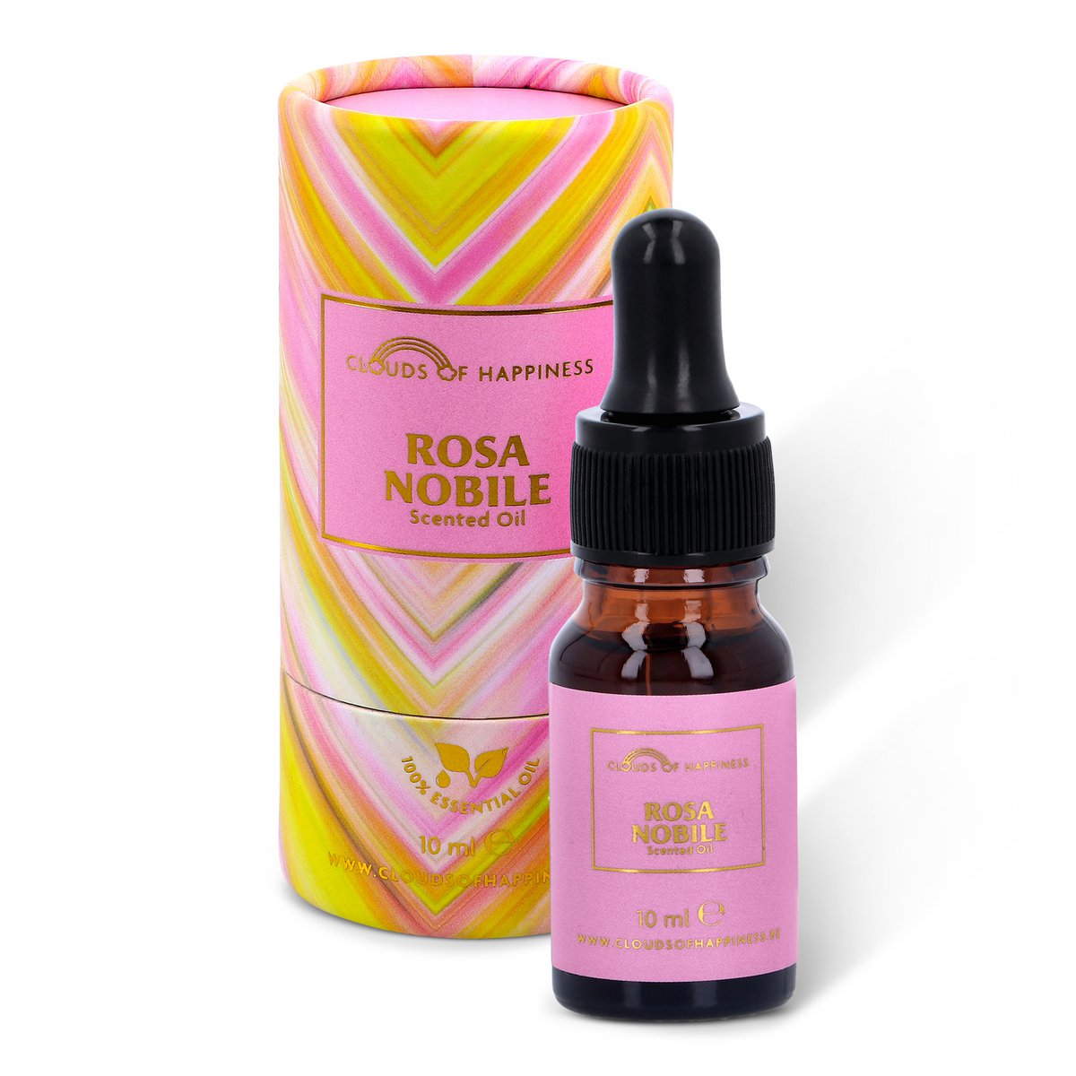 Set van 4 geuroliën Rosa Nobile + Magnolia Nobile + Daisy + Lilly of the Valley Scented Oils