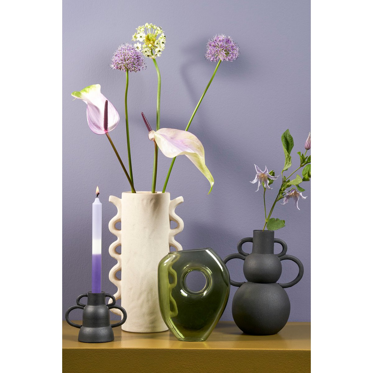 Green Clear Vaas Lichtgroen L18 x B8 x H23