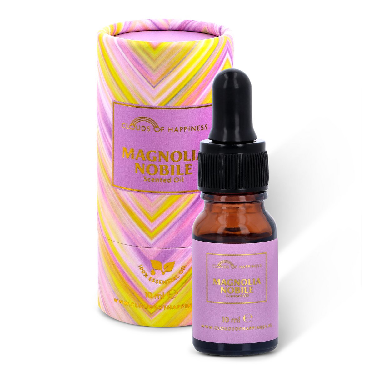 Set van 4 geuroliën Rosa Nobile + Magnolia Nobile + Daisy + Lilly of the Valley Scented Oils