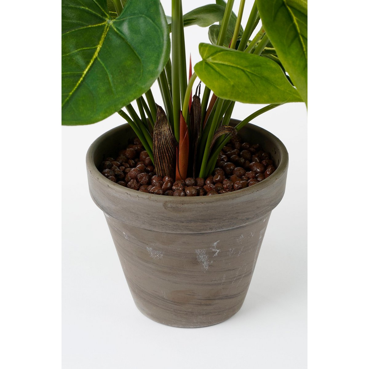 Anthurium Kunstplant in Bloempot Stan H38 x Ø30 cm Rood