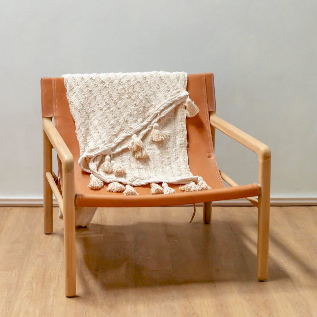 Jogjakara Boho Deken Katoenen Deken 110x200 cm Handgeweven van katoen