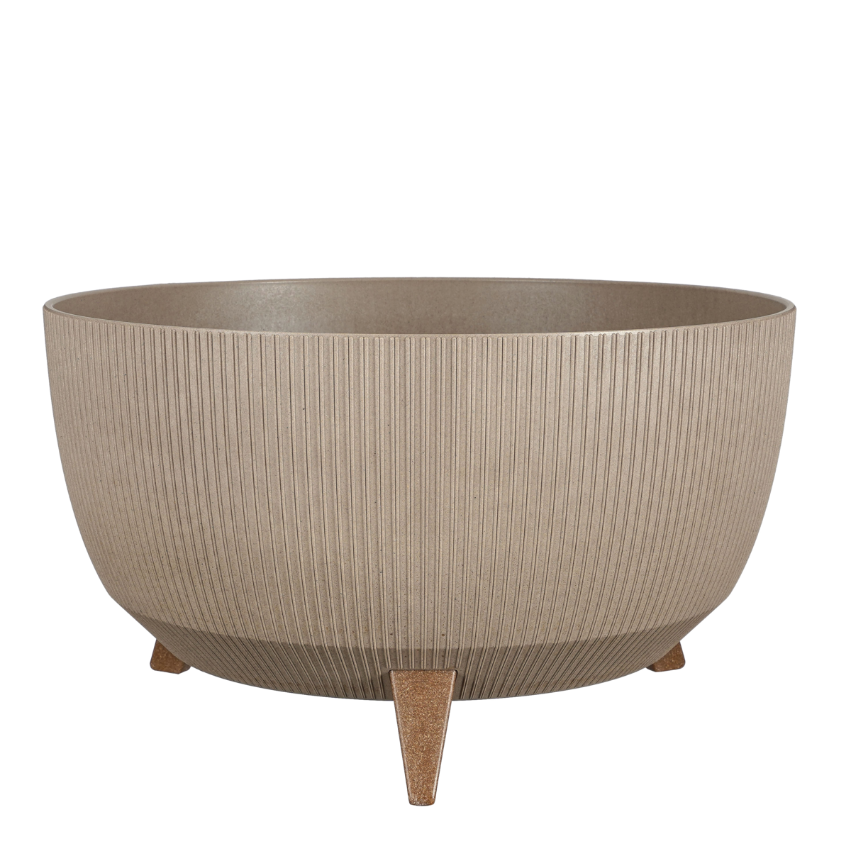 Celestia Bloempot Taupe op Poten