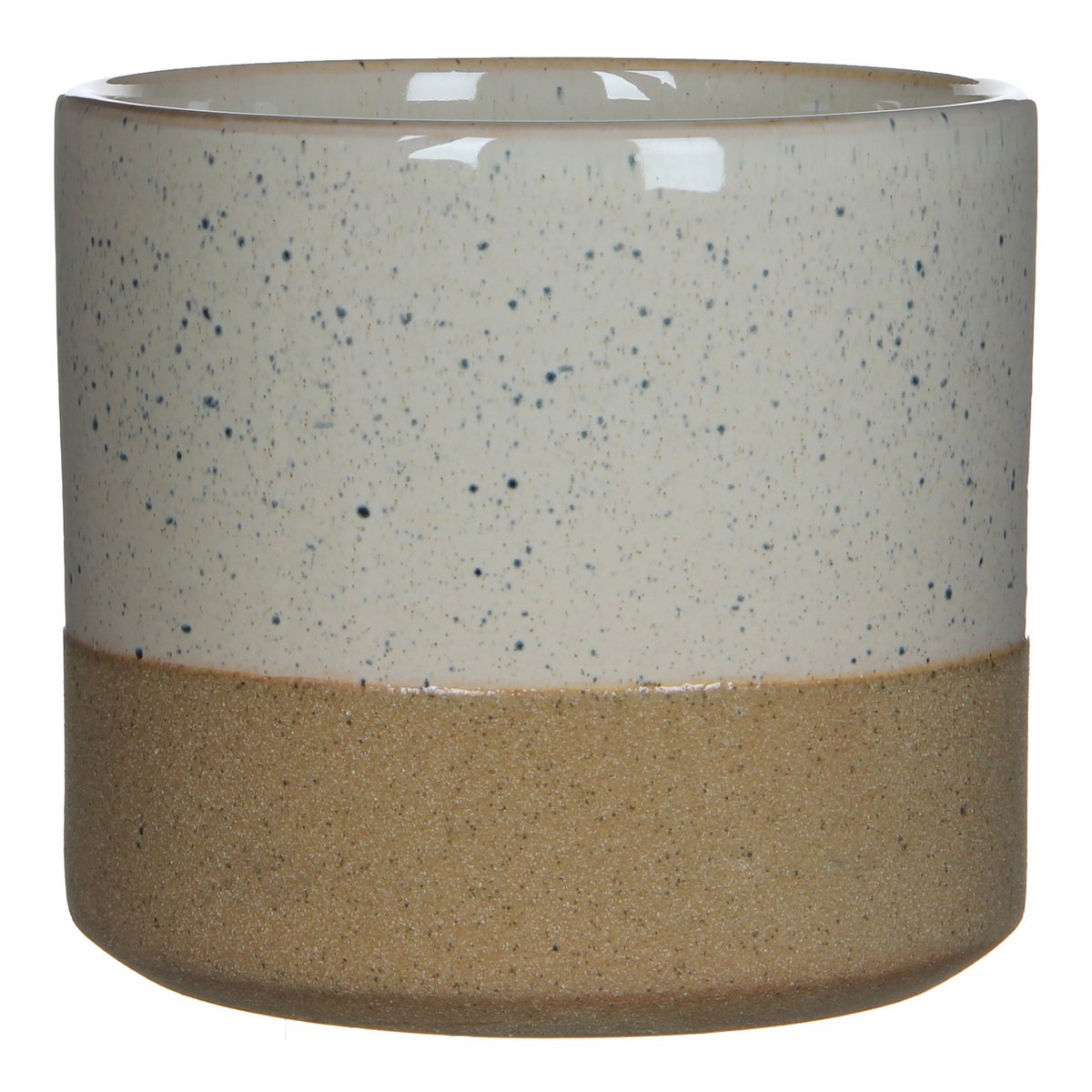 Azurra Bloempot half wit H17 x Ø18 cm
