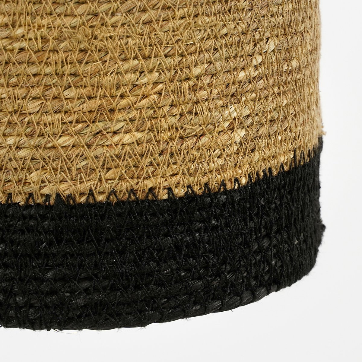 Nalani Hanglamp Jute met Zwart Ø 15 x 30 cm
