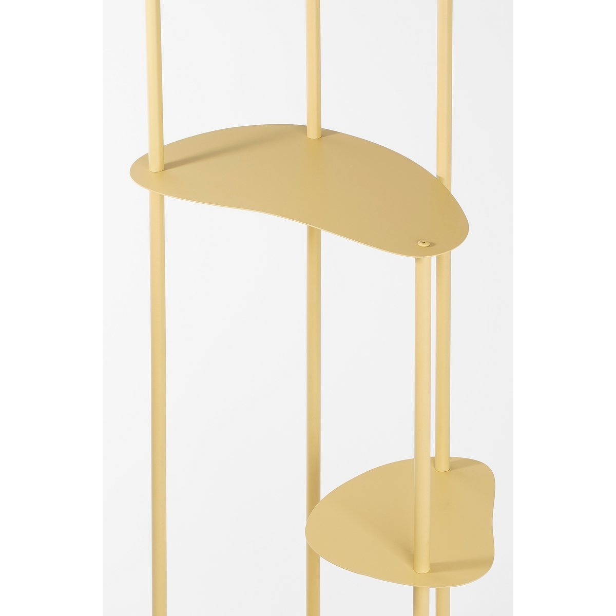 Esra Plantentafel L48 x B27 x H140 cm Metaal Lichtgeel