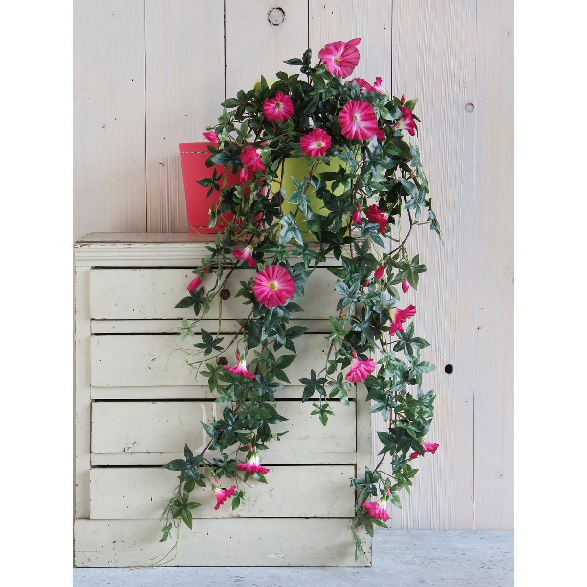 Petunia Kunst Hangplant L15 x B20 x H80 cm Fuchsia