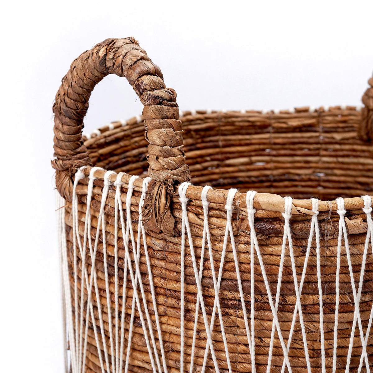 Aurum Boho Opbergmand | Plantenmand gemaakt van bananenvezel