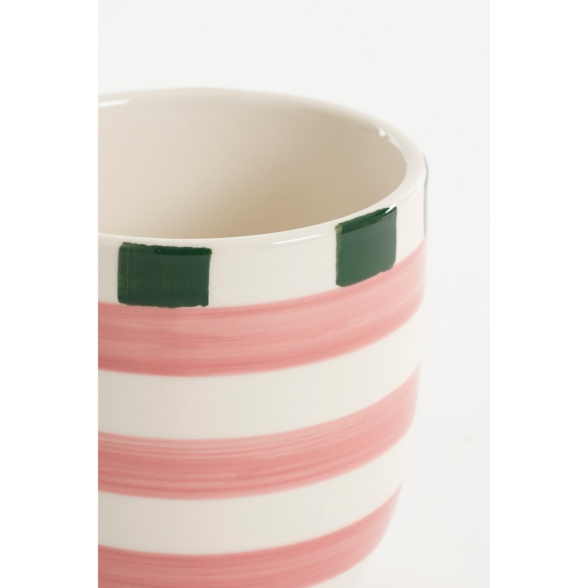 Vacation Kiss Servies set 6-delig Steengoed Roze Geel Groen