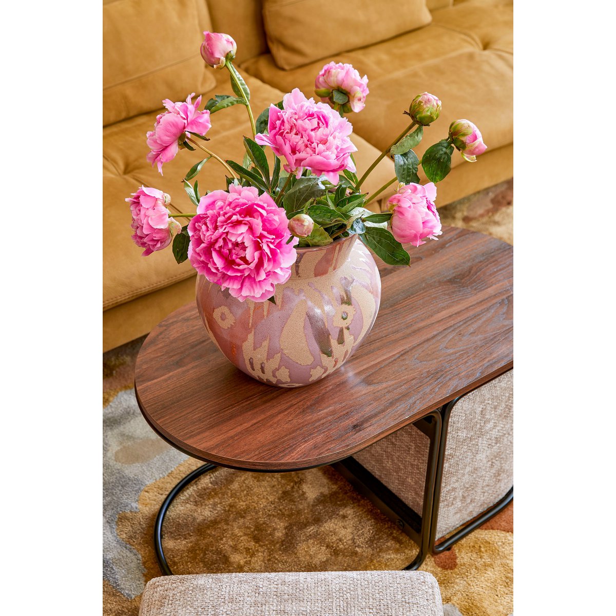 Donna Vaas H28 x Ø28 cm Keramiek Roze