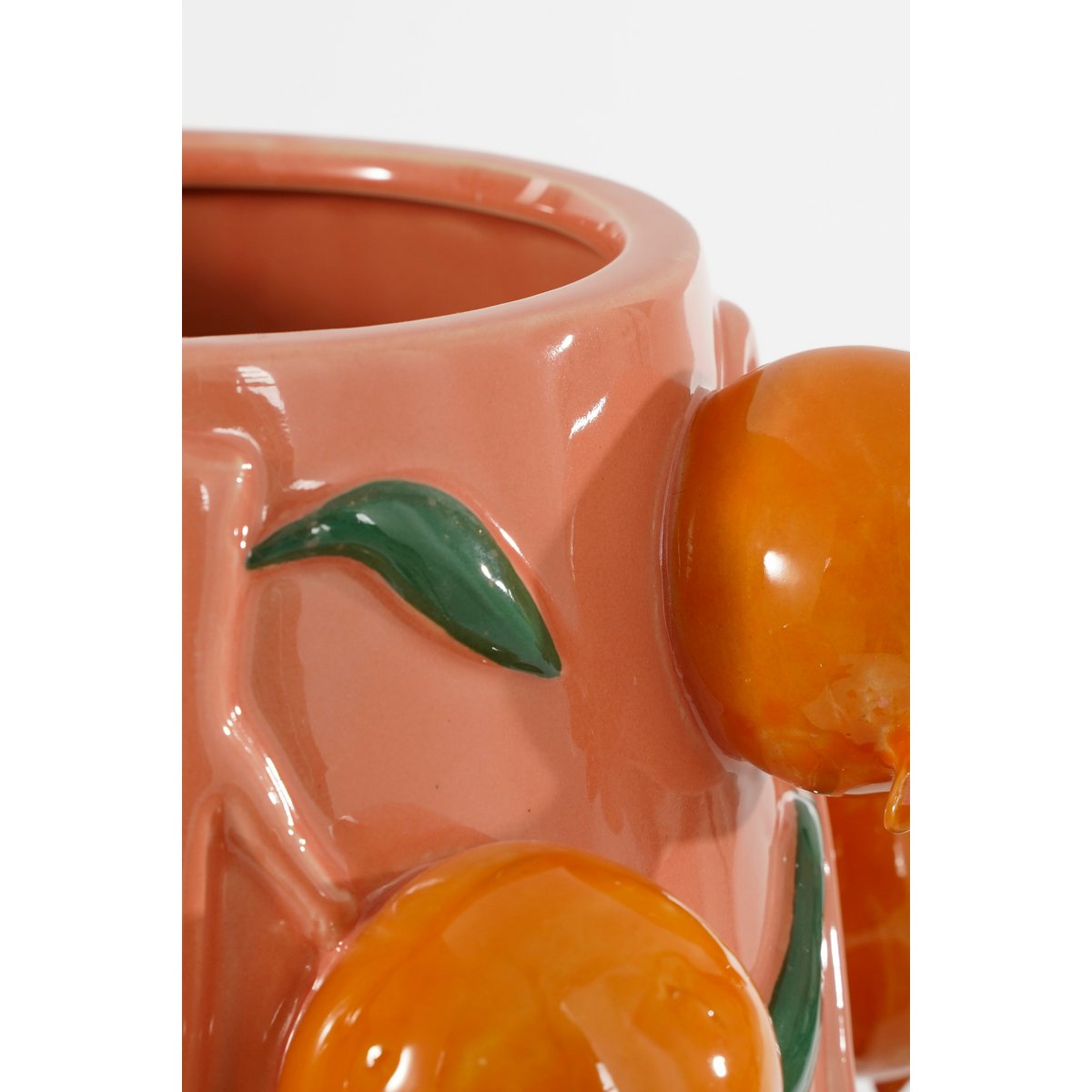 Granaatappel Vaas H31 x Ø34 cm Keramiek Roze